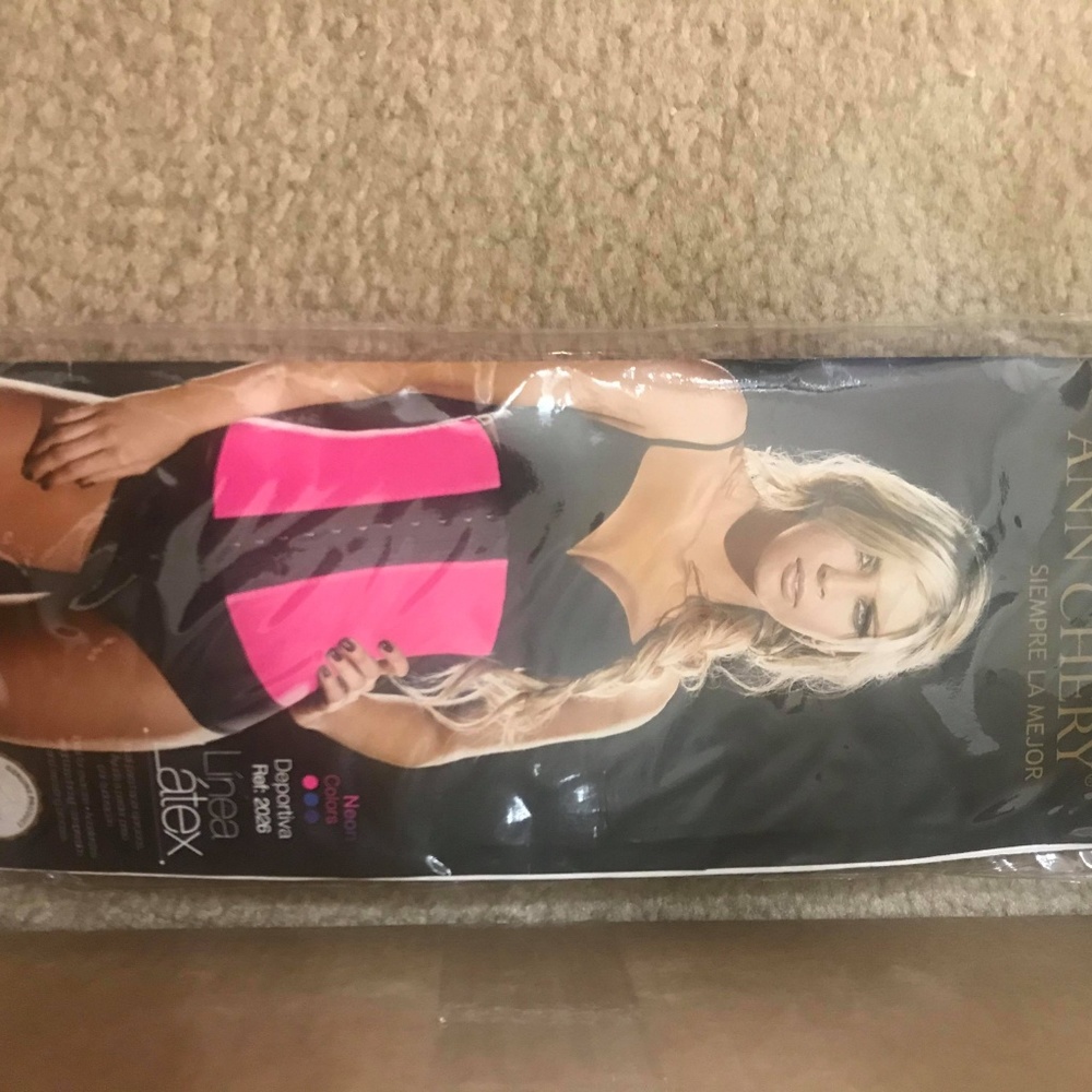 Ann Chery Latex Pink Waist Trainer Cincher